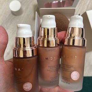BRAND NEW NEVER USED Monat Shimmering Radiance Body Luminizer Set